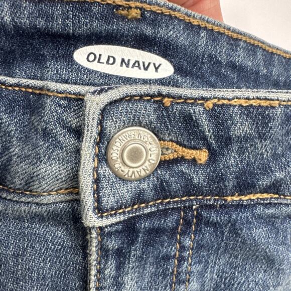 Old Navy Jean Skirt Size 10 Straight Y2K Grunge Streetwear Edgy Retro Minimalist - Picture 5 of 15